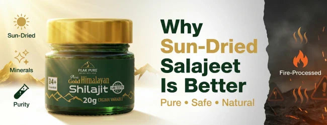 Why Pure Sun-Dried Salajeet Is Better Than Fire-Processed (Complete Scientific Guide)