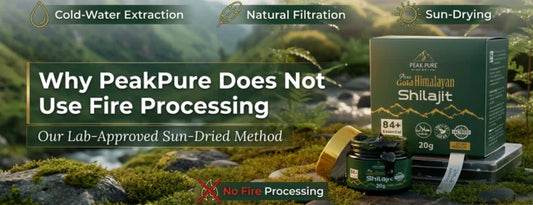 Why PeakPure Does Not Use Fire Processing – Our Lab-Approved Purification Method