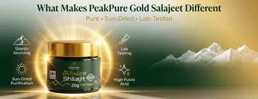 What Makes PeakPure Gold Salajeet Different from Others in Pakistan