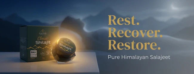 Salajeet for Poor Sleep and Recovery – Natural Balance for Restful Nights