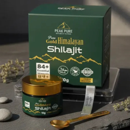 PeakPure Gold Himalayan Shilajit – Premium 10g Jar