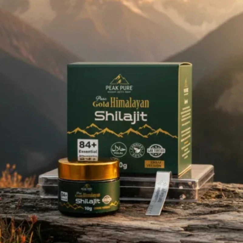 PeakPure Gold Himalayan Shilajit – Premium 10g Jar