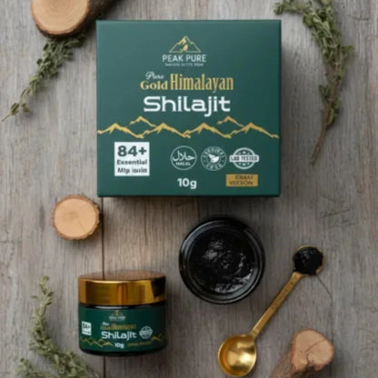 PeakPure Gold Himalayan Shilajit – Premium 10g Jar