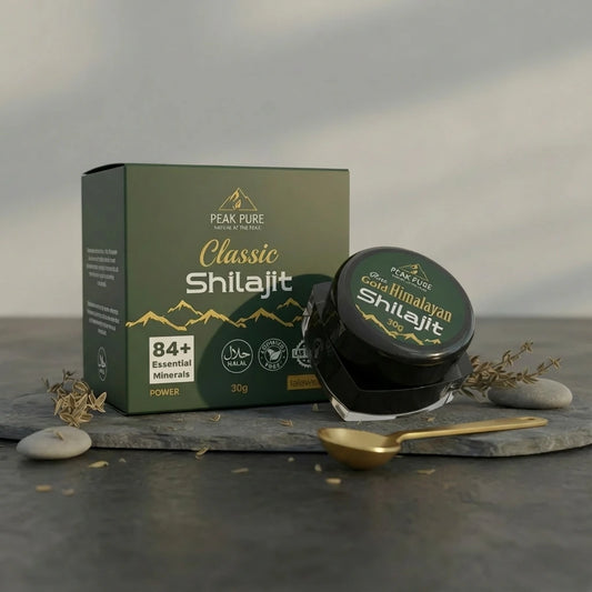 PeakPure Classic Himalayan Shilajit – Premium 30g Jar