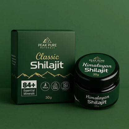 PeakPure Classic Himalayan Shilajit – Premium 30g Jar