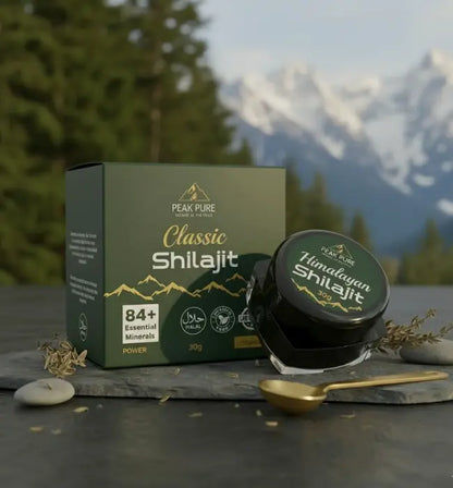 PeakPure Classic Himalayan Shilajit – Premium 30g Jar